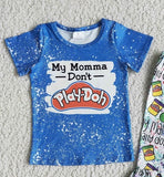 Momma Don't Play Doh Pant Set