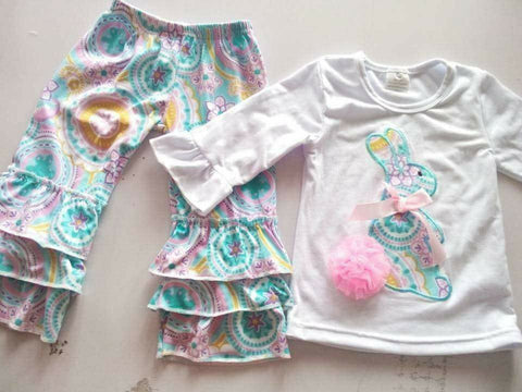 Paisley Easter Bunny Pant Set *Clearance