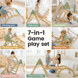 Tiny Land® 7-in-1 Morandi Pikler Triangle Set
