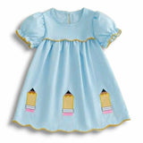 Pencil Scallop Hem Dress