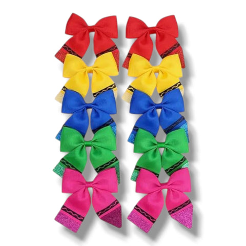 4" Crayon Bow