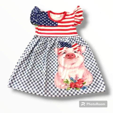 Patriotic Pig Dress