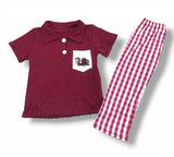 Gamecocks Shirt, Shorts & Pant Set
