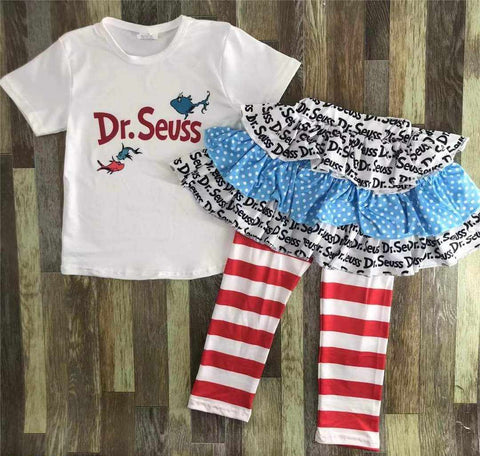 Dr Suess Skirted Legging Set