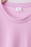 Pink scalloped mom&me shorts set