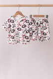 Georgia scalloped shorts set