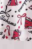 Alabama scalloped shorts set