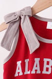Maroon Alabama active shorts set