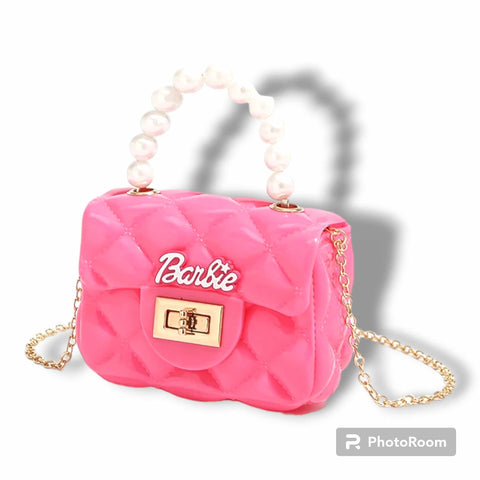 Barbie Quilted Silicone Mini Purse