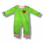 Green Guy Theme Heart Outfit