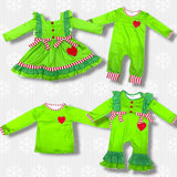 Green Guy Theme Heart Outfit