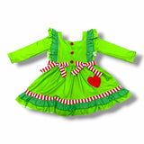 Green Guy Theme Heart Outfit