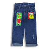 Gri-nch Fabric Patch Jeans