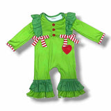 Green Guy Theme Heart Outfit