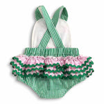 Golf Gingham Bubble Romper