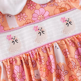 Ghosts & Flowers Smocked Dress