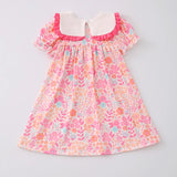 Pink Mouse Ears Embroidered Dress