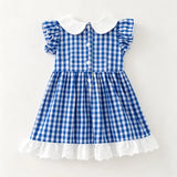 Blue Check Nativity Outfit