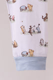 Premium character print bamboo pants set