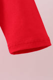 Premium Red Georgia bulldog embroidery top