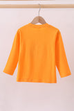 Premium Orange Tennessee puppy applique top