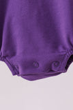 Premium Purple LSU Go Team embroidery bubble