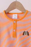 Premium Orange Tennessee puppy stripe pants set