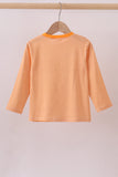 Premium Orange Tennessee embroidery gingham top