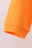 Premium Orange Tennessee puppy embroidery top
