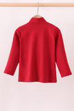Premium Maroon Alabama embroiderytop