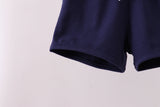 Premium Navy drawstring shorts
