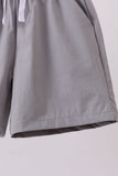 Light grey pocket performance shorts