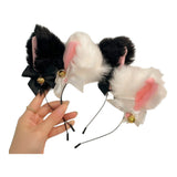 Furry Cat Ears Hard Headband