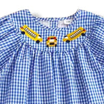 School Bus Smocked Dress