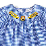School Bus Smocked Dress