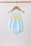 Mint lemon ruffle bubble