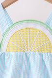 Mint lemon ruffle bubble