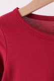 Burgundy bamboo pajama set