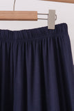 Navy bamboo mom pajama set
