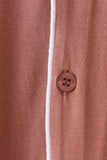 Dusty rose bamboo mom pajama set