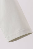 Sage turkey embroidery shirt