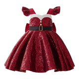 Sequin Santa Dress