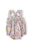 Autumn Breeze Ruffle Cross Back Romper