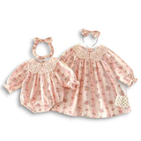 "Annie" Lt Pink Floral Outfit