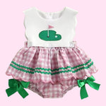 Golf Cup Bib Bubble Romper