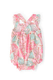 Beach Daze Ruffle Cross Back Romper