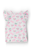Berries & Bows S/S Ruffle Tee