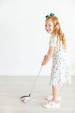Birdies & Bows S/S Polo Dress