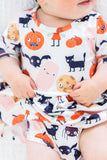 SALE Boo Crew 3/4 Sleeve Twirl Bodysuit