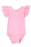 Bubblegum Pink S/S Flutter Sleeve Leotard
